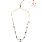 Stunning embellished green princess necklace set - Rajwada