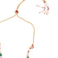 Stunning embellished green princess necklace set - Rajwada
