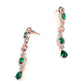 Stunning embellished green princess necklace set - Rajwada