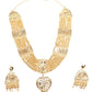 STUNNING GOLD NECKLACE SET FOR WOMEN - Rajwada
