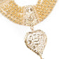 STUNNING GOLD NECKLACE SET FOR WOMEN - Rajwada