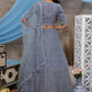Stunning Grey Net Lehenga Choli Set - Rajwada