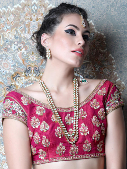 Stunning Long Double Sided Necklace Set for Women - Rajwada
