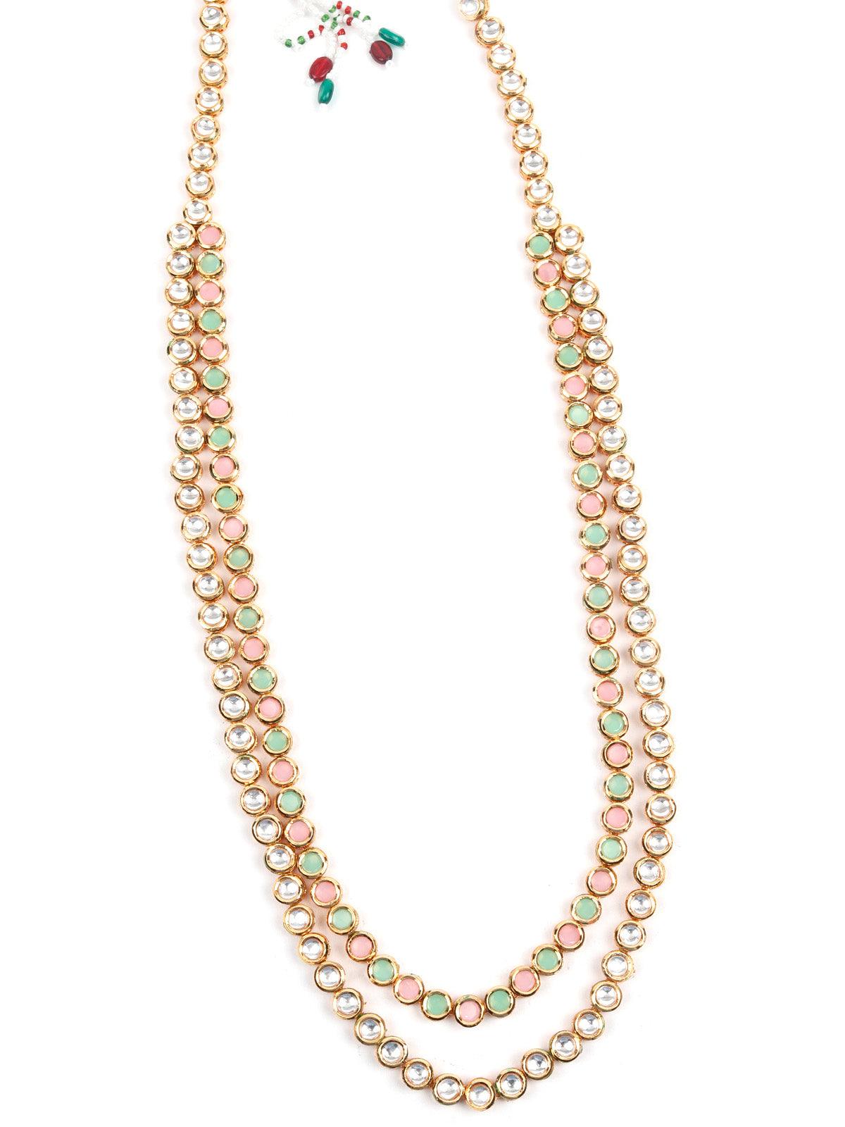 Stunning Long Double Sided Necklace Set for Women - Rajwada