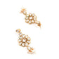 Stunning Long Gold Kundan Studded Necklace Set for Women - Rajwada