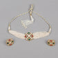 Stunning Multicolored Choker Set - Rajwada