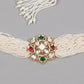 Stunning Multicolored Choker Set - Rajwada