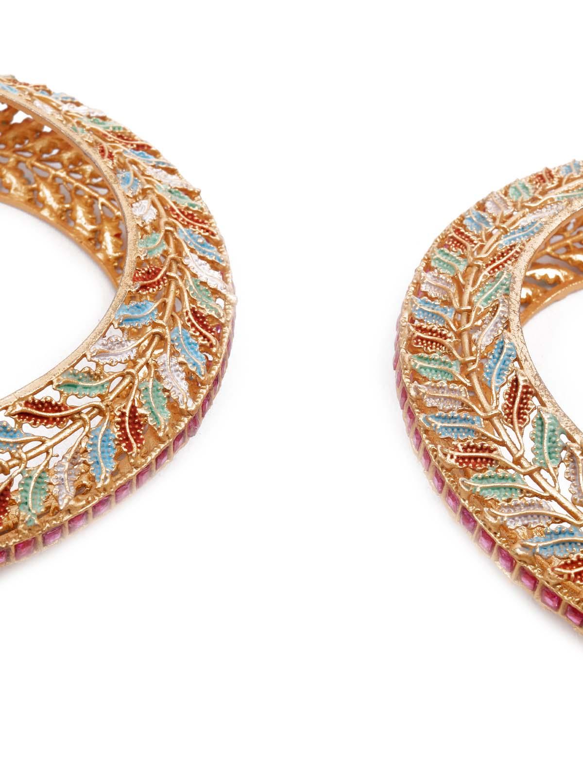 STUNNING MULTICOLORED ETHNIC BRACELET - Rajwada