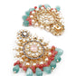 Stunning Pink & Green Necklace Set For Women - Rajwada