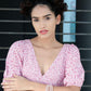 Stunning rose gold broad embellished bracelet - Rajwada