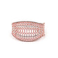 Stunning rose gold broad embellished bracelet - Rajwada
