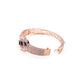 Stunning rose gold princess embellished bracelet - Rajwada