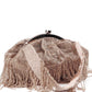 Stunning Rose Gold Tassel Batuwa - Rajwada
