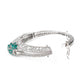 Stunning silver studded bracelet - Rajwada