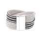 Stunning Silver Twisted Statement Band Bracelet - Rajwada