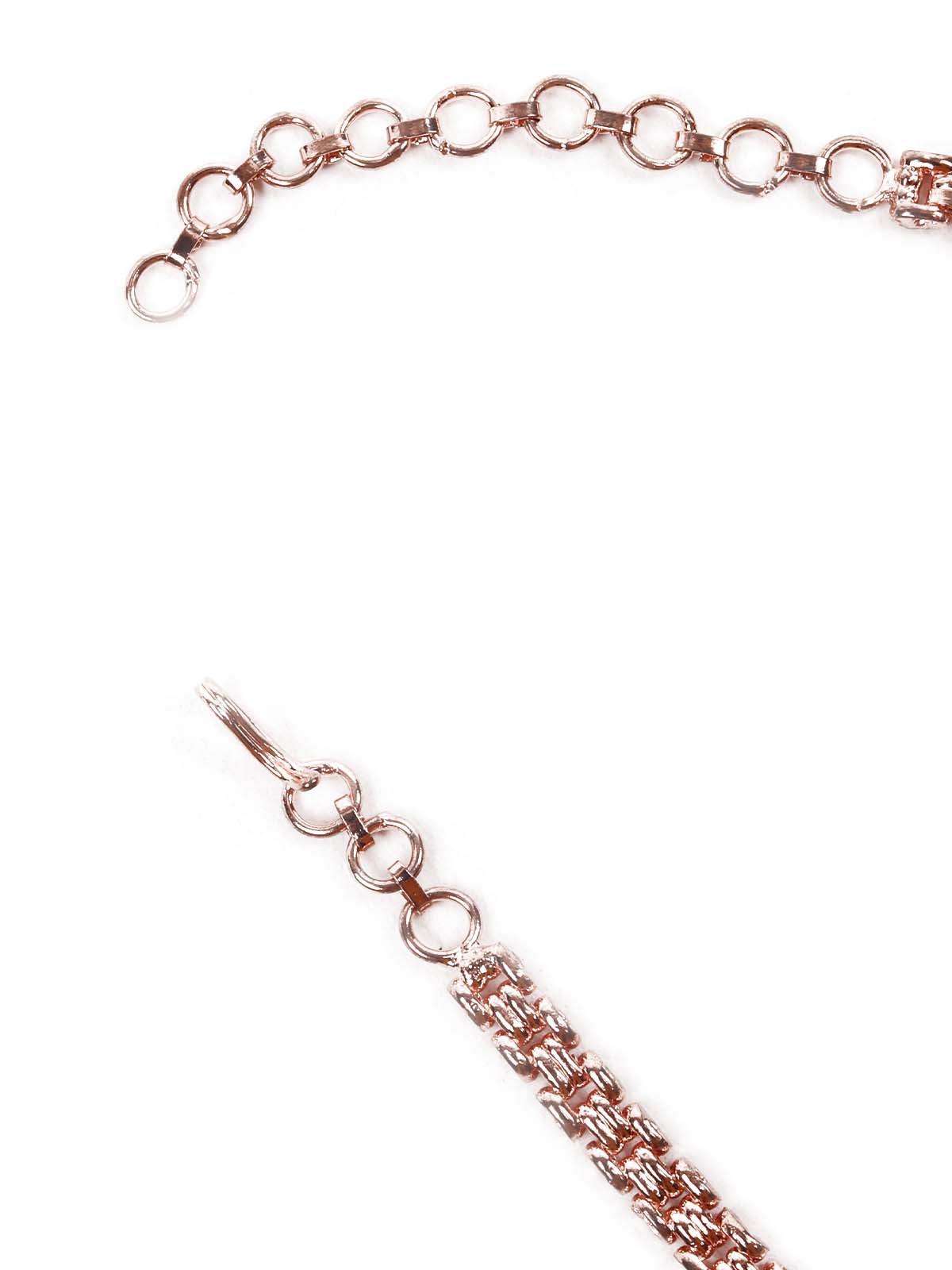 STUNNING STONE CHOKER NECKLACE SET FOR WOMEN - Rajwada