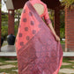 Stunning Woven Dark Pink Banarasi Silk Saree - Rajwada