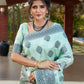 Stunning Woven Turquoise Blue Banarasi Silk Saree - Rajwada