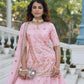 Stylish Baby Pink Chinon Chiffon Lehenga Choli Set - Rajwada