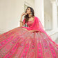 Stylish Deep Pink Silk Lehenga Set - Rajwada