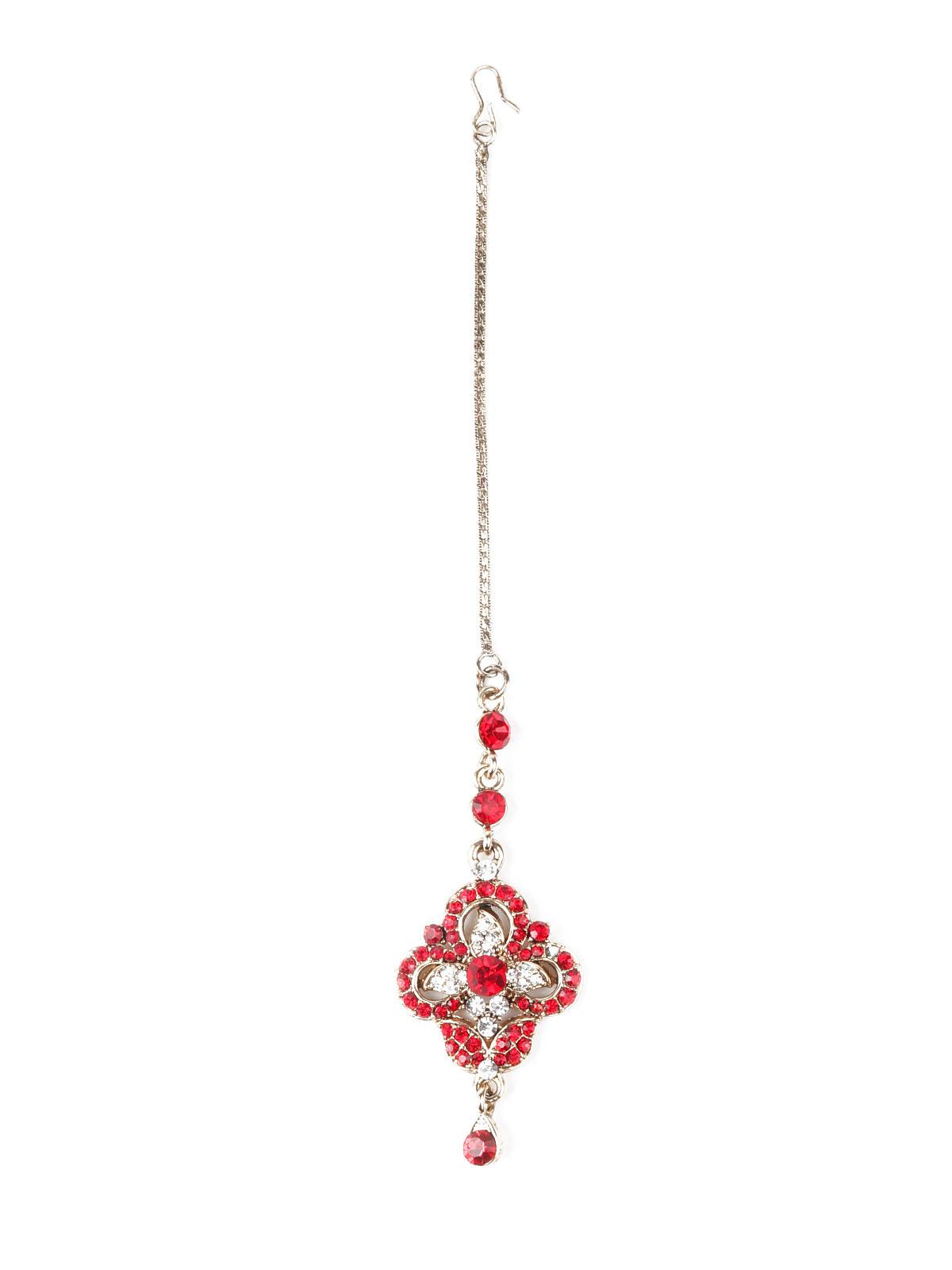 STYLISH FAUX STONES CHOKER NECKPIECE - Rajwada