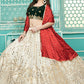 Stylish Off White Georgette Lehenga Set - Rajwada