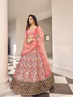 Stylish Pink Art Silk Lehenga Set - Rajwada