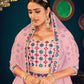 Stylish Pink Georgette Lehenga Set - Rajwada
