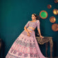 Stylish Pink Georgette Lehenga Set - Rajwada