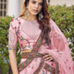 Stylish Pink Silk Lehenga Set - Rajwada