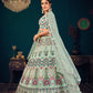 Stylish Pista Green Georgette Lehenga Set - Rajwada