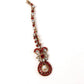 Stylish Red Stone Necklace - Rajwada
