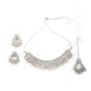 Stylish Silver Choker Set - Rajwada