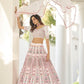 Stylish White Silk Lehenga Choli Set - Rajwada