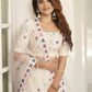 Stylish White Silk Lehenga Choli Set - Rajwada