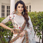 Stylish White Silk Lehenga Set - Rajwada