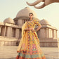 Stylish Yellow Art Silk Lehenga Choli Set - Rajwada