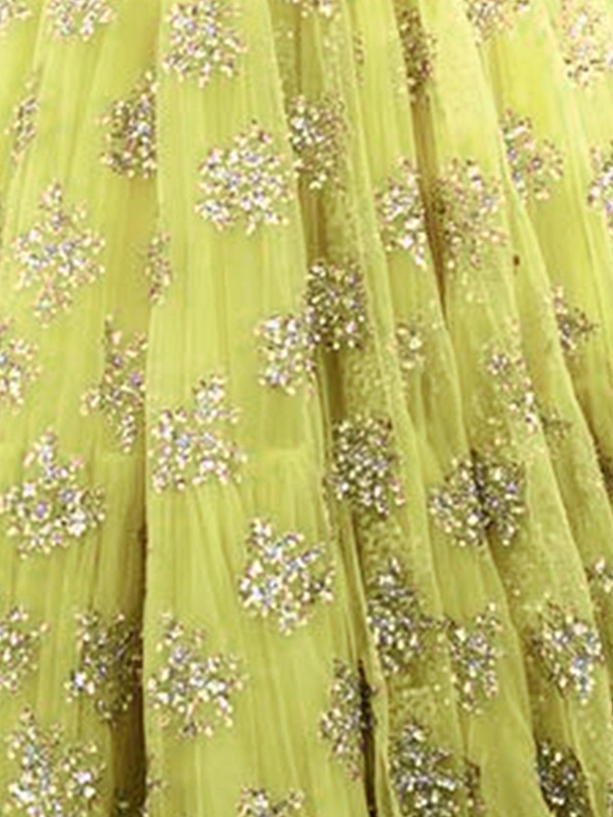 Stylish Yellow Lehenga Choli - Rajwada