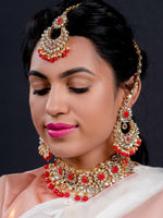 Supple Kundan-Onyx Choker Set! - Rajwada