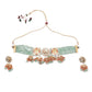 The Regal Sea Green Choker - Rajwada