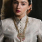 Tint of Gold & Pink Necklace Set - Rajwada