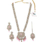 Tint of Gold & Pink Necklace Set - Rajwada