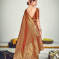 Traditional Green Banarasi Silk Saree - Rajwada