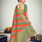 Traditional Multi-Colored Banarasi Silk Saree - Rajwada