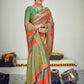 Traditional Multi-Colored Banarasi Silk Saree - Rajwada