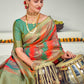 Traditional Multi-Colored Banarasi Silk Saree - Rajwada