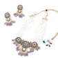 Traditional Multi-strand Pearl Necklace Set - Rajwada