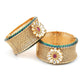 Traditional openable bangle with crafting work - Rajwada