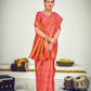 Traditional Pink Banarasi Silk Saree - Rajwada