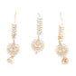 Traditional Rhinestone Earring & Maang Tikka set - Rajwada
